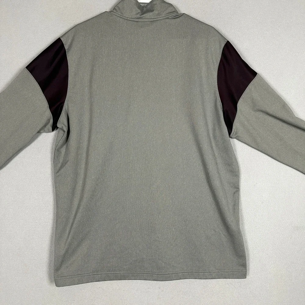 Ohio State Buckeyes Nike Shirt Mens XL Dri-FIT Grey NCAA Quarter Zip Pullover